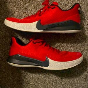 Nike Mamba Fury Kobe Bryant Shoes Red/Black Men's Size 12